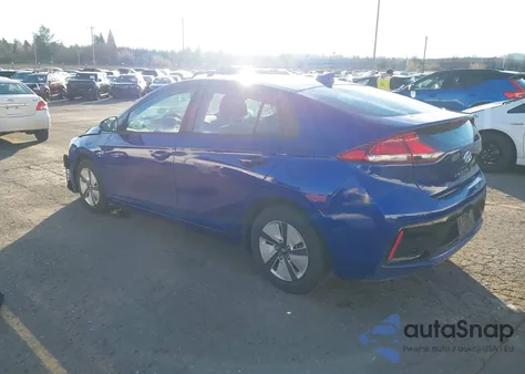 2019 Hyundai Ioniq Hybrid Blue z USA, uszkodzony, nr VIN KMHC65LC7KU113837